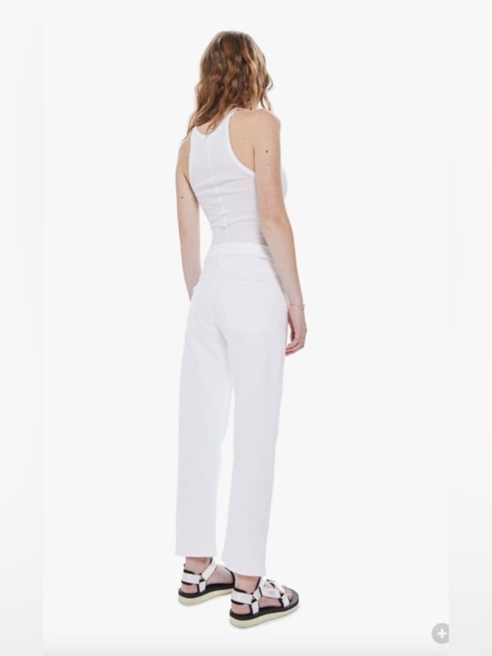 MOTHER SUPERIOR Denim The Ditcher Crop, size 25 - Picture 8 of 15